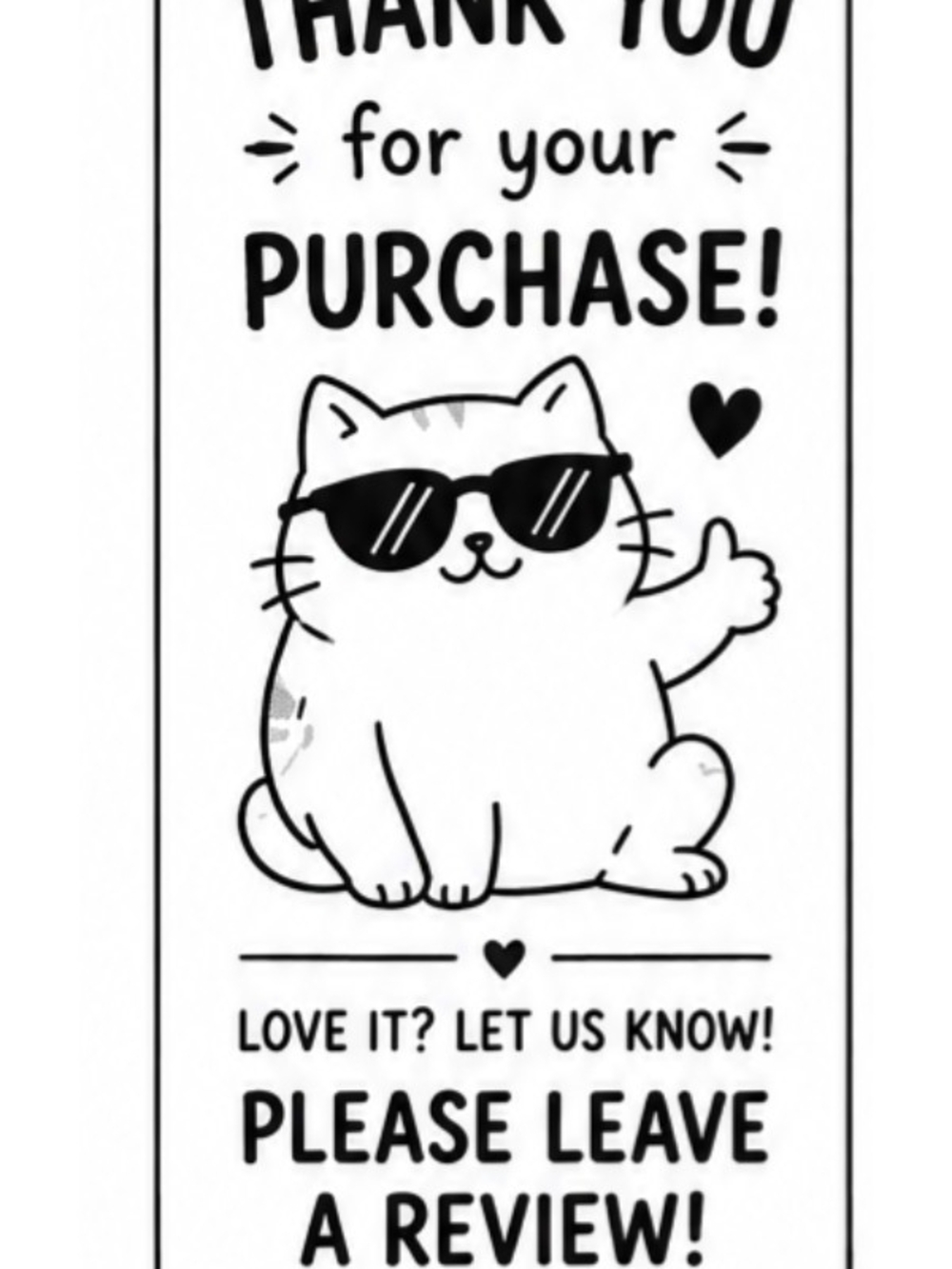 Thank You Cool Cat Stickers - 100 Ct - Picture 3 of 4